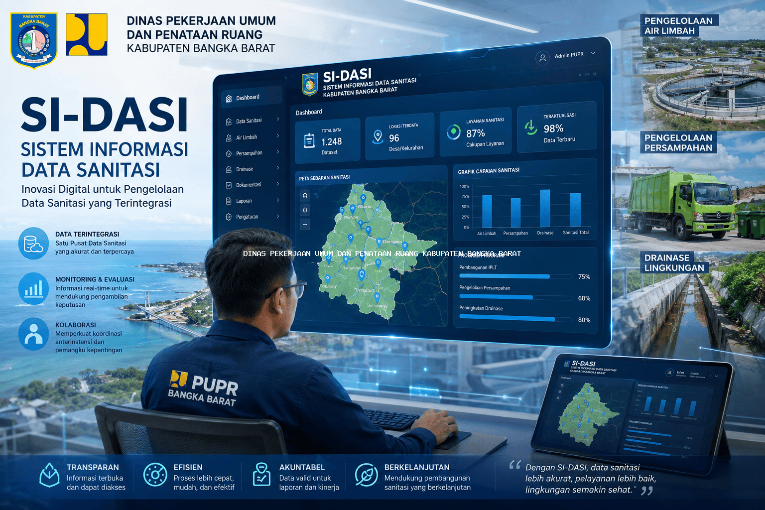 SI-DASI, Inovasi Digital Dinas PUPR Kabupaten Bangka Barat